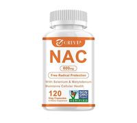 NAC (N-acétylcystéine) 600 mg (120 gélules) Complément alimentaire, Cerveau, Foie, Rein, Poumon, Cœur, Nerfs, Système immunitaire