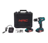 NAC Tournevis sans fil Tournevis sans fil 20V, 2 vitesses, éclairage LED, 25 + 1 niveaux de couple, 35Nm, Li-Ion, incl. 2x batteries 2.0Ah, jeu de perceuse et vis, chargeur avec indicateur