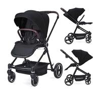 Nacelle pour bébé, buggy et siège sport, 3 en 1, ensemble poussette jusqu'à 22 kg, pour 0 à 4 ans, poussette portable et pliable, kit complet avec grande protection contre la pluie