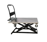 nacelles élévatrices Petit véhicule de transport, chariot à main, système de levage hydraulique, plateforme d'accompagnement(L)