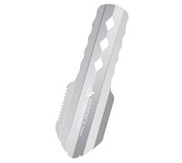 NACETURE Truelle de randonnée ultralégère en Aluminium - Multifonction avec poignée Plus Longue - Indispensable pour la randonnée, Le Camping et Les Sacs de Survie - Argenté