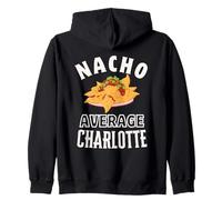 Nacho Average Charlotte Cinco De Mayo Cadeau drôle Nachos Sweat à Capuche