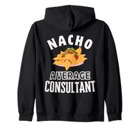 Nacho Average Consultant Funny Cinco de Mayo Fun Nachos Pun Sweat à Capuche