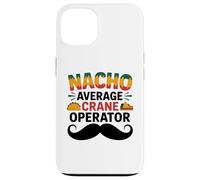 Nacho Average Crane Operator Sombrero Beard Cinco de Mayo Coque pour iPhone 13
