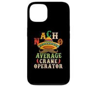 Nacho Average Crane Operator Sombrero Beard Cinco de Mayo Coque pour iPhone 13