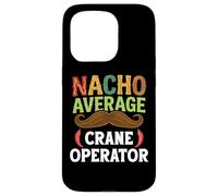 Nacho Average Crane Operator Sombrero Beard Cinco de Mayo Coque pour iPhone 15 Pro
