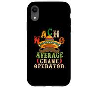 Nacho Average Crane Operator Sombrero Beard Cinco de Mayo Coque pour iPhone XR