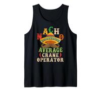 Nacho Average Crane Operator Sombrero Beard Cinco de Mayo Débardeur