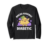 Nacho Average Diabetic Diabétique Insuline Type Diabète Manche Longue