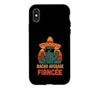 Nacho Average Fiancee Funny Bachelor Party Mariage Femme Coque pour iPhone X/XS