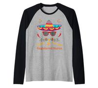 Nacho Average Infirmière autorisée Design Amusant pour Les Amateurs de Technologie Manche Raglan