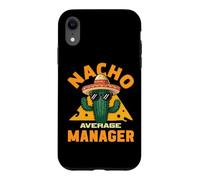 Nacho Average Manager Funny Supervising Blague Pun Dire Coque pour iPhone XR