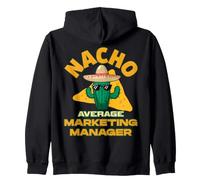 Nacho Average Marketing Manager Funny Blague Pun Dire Citation Sweat à Capuche