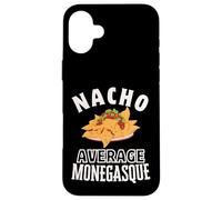 Nacho Average Monégasque Fière Culture Monégasque Monaco Cinco de Mayo Coque pour iPhone 16 Plus