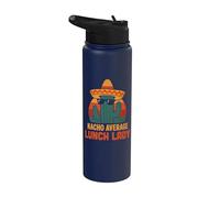Nacho Lunch moyen Lady Cinco De Mayo Fiesta Lunchlady Stainless Steel Insulated Water Bottle