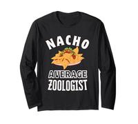 Nacho Zoologiste Moyen drôle Cinco de Mayo Fun Nachos Pun Manche Longue
