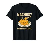 Nachos? It's Baseball O'Clock Queso Game Day Humour T-Shirt