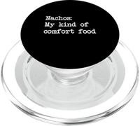 Nachos Mon type de nourriture réconfortante Funny Nacho Minimalist PopSockets PopGrip pour MagSafe