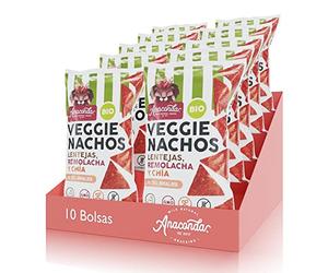 Nachos Veggie Lenteja remolacha y chia Bio 125g Anaconda