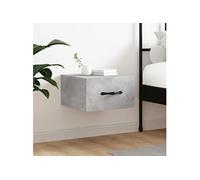 Nachtkastje wandgemonteerd 35x35x20 cm betongrijs829812