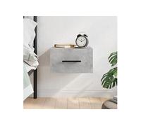 Nachtkastje wandgemonteerd 35x35x20 cm betongrijs829876