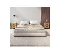 vidaXL Tables de chevet 2 pcs – 2 tiroirs – Blanc, bois d’ingénierie