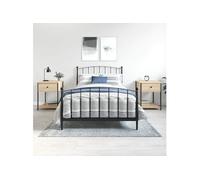 Vidaxl Tables De Chevet 2 Pcs Chêne Sonoma 44x45x58 Cm Bois Ingénierie Marron