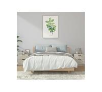 2x Tables de Chevet Chêne Fumé Bois d'Ingénierie Tables de Nuit Armoire vidaXL