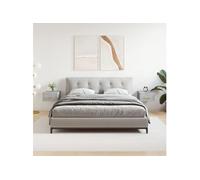 vidaXL Nachtkastjes 2 st wandgemonteerd 35x35x20 cm betongrijs829797 Gris G