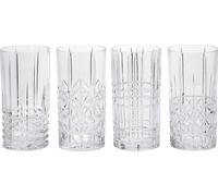 Nachtmann 0097784-0 Highland long drink tumbler verre en cristal, 375 ml, h : 15,1 cm, ø 7,7 cm, transparent, 4 pièces (1 set)