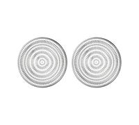 Nachtmann Lot de 2 assiettes de présentation en cristal Ethnique 22 cm de diamètre 105767