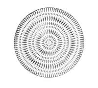 Nachtmann Lot de 2 assiettes de présentation en cristal ethnique de 23 cm de diamètre - Passe au lave-vaisselle