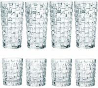 Nachtmann Bossa Nova set de 8 verres, 4 verres à long drink + 4 verres à whisky, verre en cristal