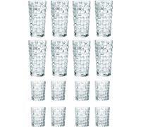 Nachtmann Bossa Nova Set de verres 16 pcs., 8 verres à long drink + 8 verres à whisky, verre cristallin
