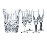 Nachtmann Celebration-Set Noblesse 5 pcs., 4 flûtes à champagne + 1 seau à vin