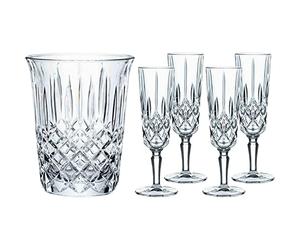 Nachtmann Celebration-Set Noblesse 5 pcs., 4 flûtes à champagne + 1 seau à vin