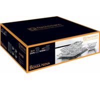 Nachtmann Dancing Stars Bossa Nova Servier Set, 5-tlg., Platte und Schälchen, Kristallglas, 0090023-0