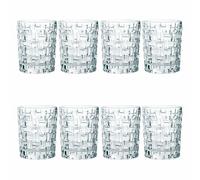 Nachtmann Dancing Stars Bossa Nova Whisky Tumbler Set of 8 Crystal Glass 330 ml