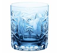 Nachtmann hochwertiges Whiskeyglas Pur Traube, Aquamarin, Glas, Kristallglas, 9 cm, 35891