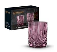 Nachtmann Lot de 2 verres à whisky, en cristal, rose, 295 ml, couleur framboise, noblesse vintage, 104244