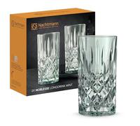 Nachtmann Noblesse 105712 Lot de 2 verres à long drink en cristal vert menthe 395 ml