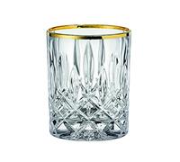 Nachtmann Noblesse Gold Edition 104025 Lot de 2 verres à whisky avec bord doré en cristal 295 ml