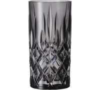 Nachtmann Noblesse Longdrinkglas Set, 2er Set, Wasserglas, Longdrink Glas, Kristallglas, Smoke, 395 ml, 105443