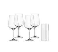 Nachtmann Set 4 Coupes Lunettes De Spritz Cocktail Cristal 640ml Avec 4 Cannuc