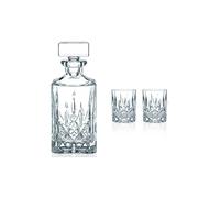 Spiegelau & Nachtmann Set en Cristal 1 décanteur + 2 Verres à Whisky Transparent