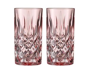 Nachtmann Verres Noblesse Longdrink 39.5 cl lot de 2 Rosé
