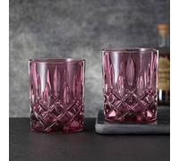 Nachtmann Whiskybecher 2er Set Noblesse, Whisky Tumbler, Kristallglas, Berry, 295 ml, 104244