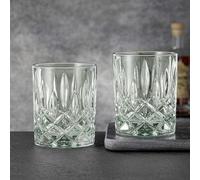 Nachtmann Whiskybecher 2er Set Noblesse, Whisky Tumbler, Kristallglas, Mint, 295 ml, 104241