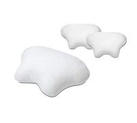 Nachtwaechter Ensemble dormeur latéral et Oreiller de Confort CPAP Lina avec 2 taies d'oreiller Blanches - réglable en Hauteur