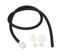 Nachukan Kit De Lavement Réutilisable, Tube De Lavement De Douche en Silicone - Kit De Nettoyage Anal Portable pour Côlon Et Vagin, Kit De Tube De Lavement pour Lavements à l'eau Noire(200cm)